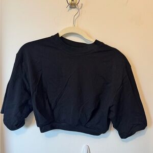 Black Crop Top